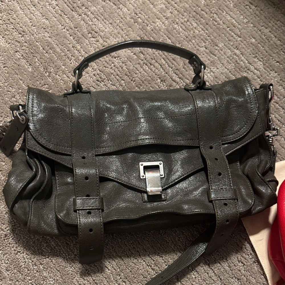 Proenza Schouler Dark Green Crossbody Bag
